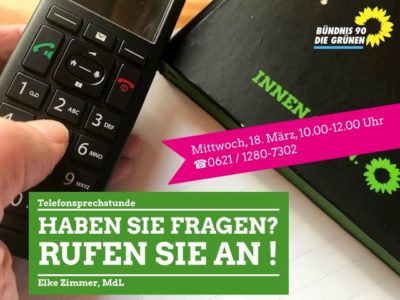 Telefonsprechstunde