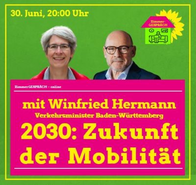 ZimmerGESPRÄCH mit Verkehrsminister Winfried Hermann