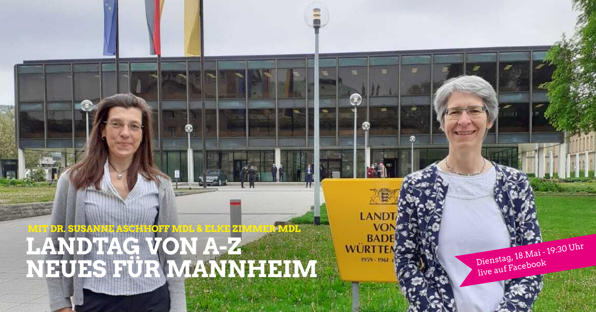 „Landtag von A bis Z – Neues aus dem Landtag“ mit Dr. Susanne Aschhoff und Elke Zimmer