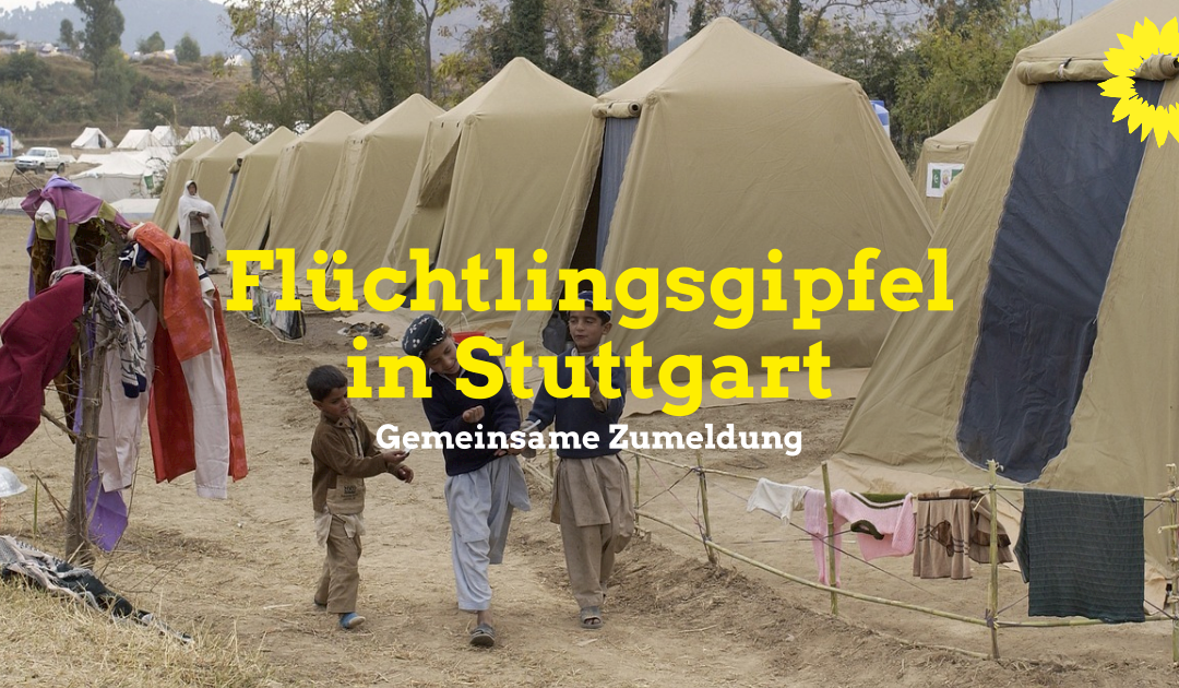Gemeinsame Zumeldung zum Flüchtlingsgipfel in Stuttgart