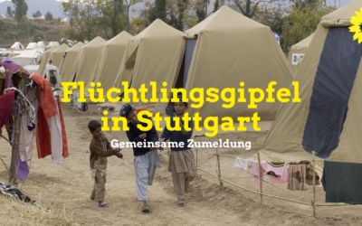 Gemeinsame Zumeldung zum Flüchtlingsgipfel in Stuttgart