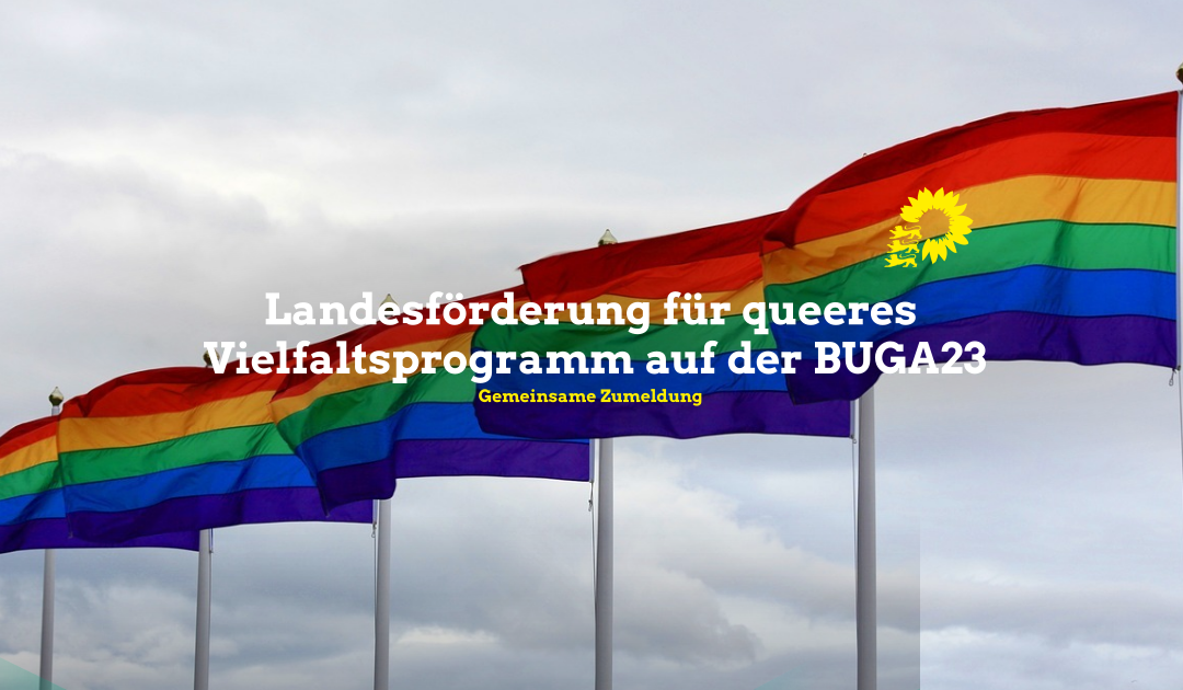 Landesförderung für queeres Vielfaltsprogramm auf der BUGA23