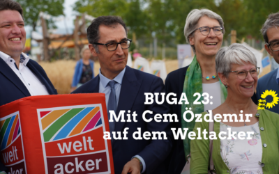 BUGA 23: Mit Cem Özdemir auf dem Weltacker