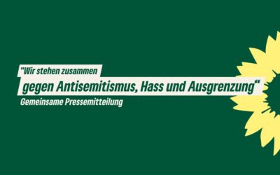 Aschhoff und Zimmer (GRÜNE): „Wir stehen fest zusammen gegen Antisemitismus, Hass und Ausgrenzung“