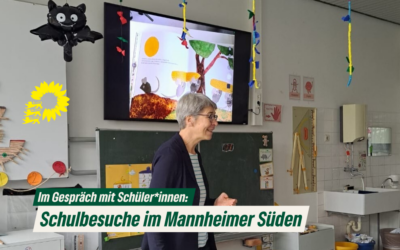 Im Gespräch mit Schüler*innen: Schulbesuche im Mannheimer Süden