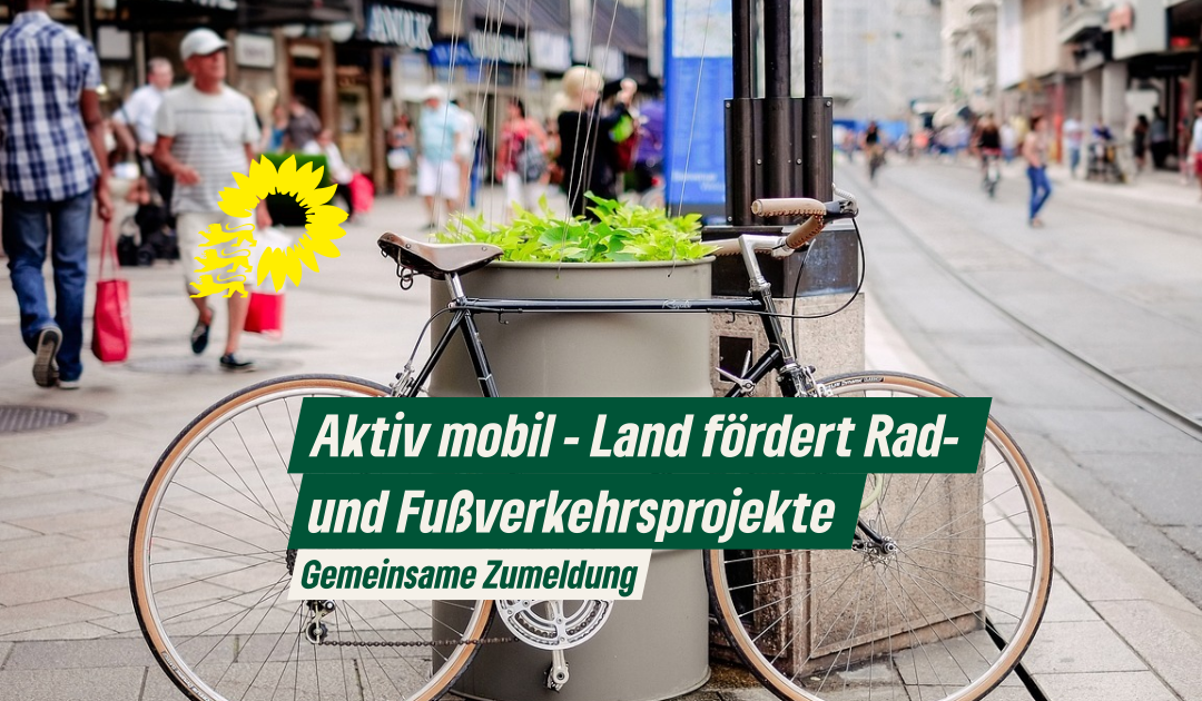 Gemeinsame Zumeldung: Aktiv mobil – Land fördert Rad- und Fußverkehrsprojekte
