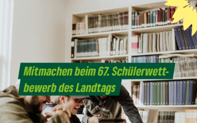 Mitmachen beim 67. Schülerwettbewerb des Landtags – Landtagsabgeordnete werben für Teilnahme