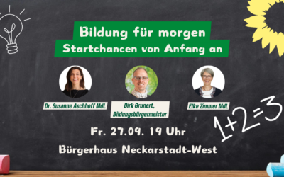 Bildung für morgen: Startchancen von Anfang an