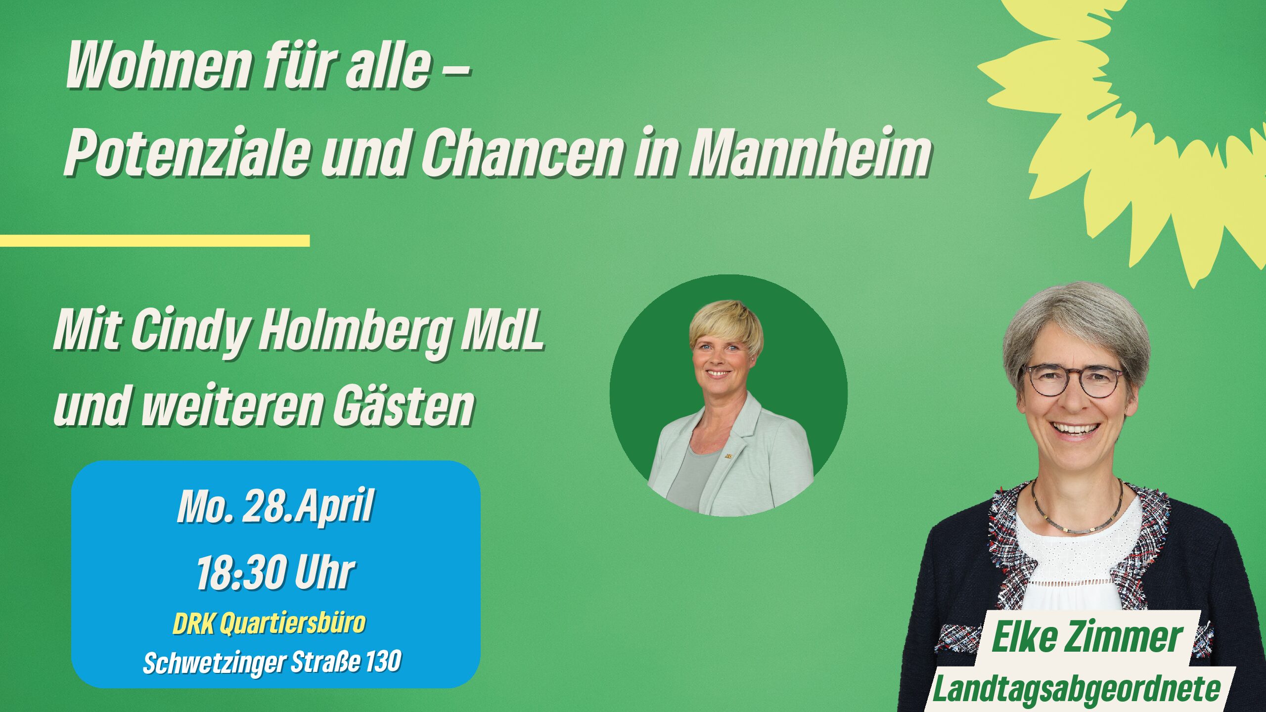 Öffentliche Gesprächsrunde: „Wohnen für Alle – Potenziale und Chancen für Mannheim“
